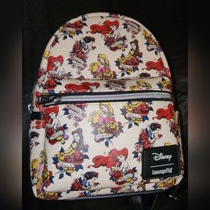 Loungefly Disney Princess Tattoo Mini Backpack